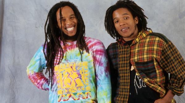 Ziggy and Stephen Marley smiling